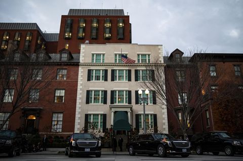 Im Blair House in der Pennsylvania Avenue kommt Friedrich Merz unter