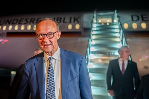 Bundeskanzler Merz ist in der USA angekommen