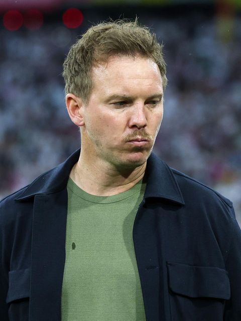 Bundestrainer Julian Nagelsmann am Abend in der Münchener Allianz-Arena