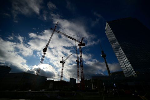 Baustelle am Alexanderplatz in Berlin im November 2024