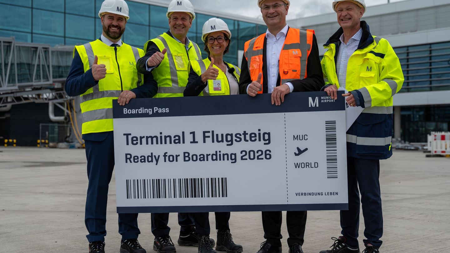 Large construction site: Munich Airport: space for six million more passengers