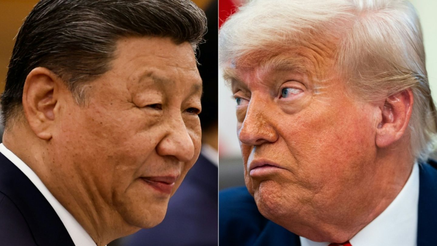 Xi Jinping (links) und Donald Trump
