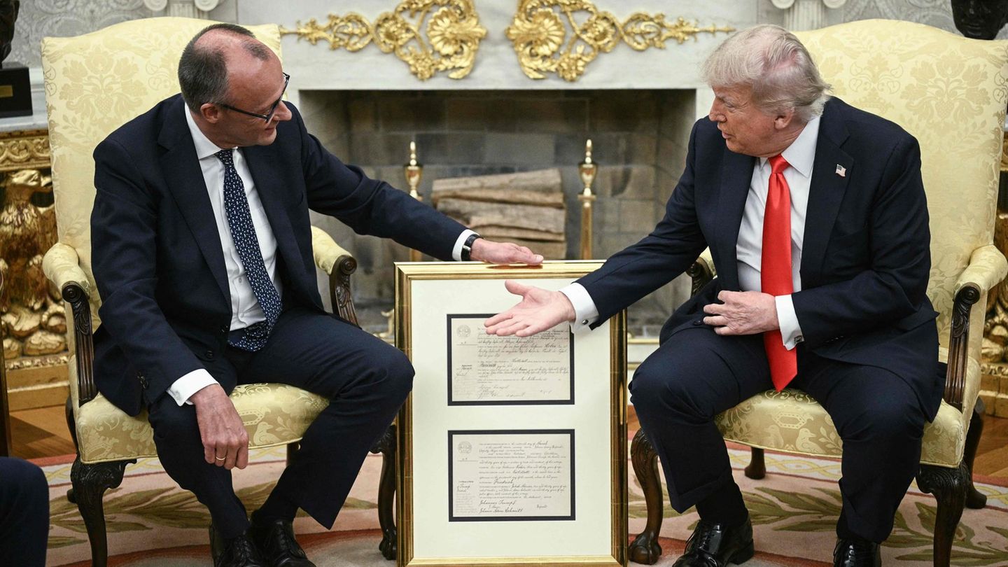 This is Merz ‘guest gift to Trump: “I would like to keep it best”
