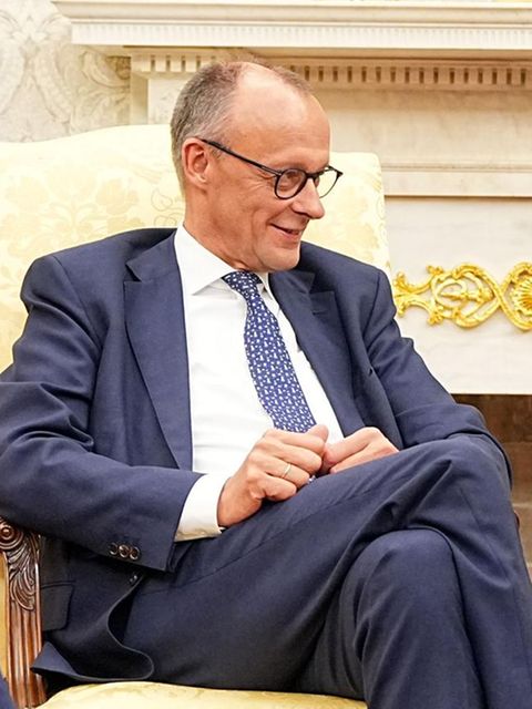 Zwei, die sich verstehen: Bundeskanzler Friedrich Merz (l.) und US-Präsident Donald Trump (r.)
