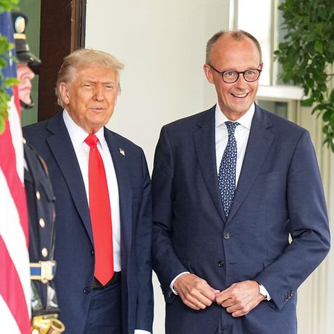 Chancellor Friedrich Merz was welcomed by US President Donald Trump