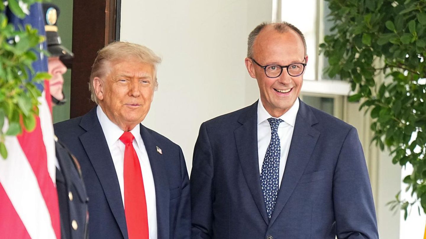 Bundeskanzler Friedrich Merz wurde von US-Präsident Donald Trump freundlich empfangen