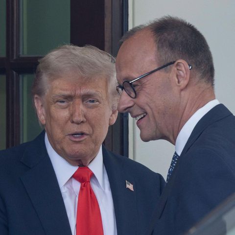 Donald Trump und Friedrich Merz