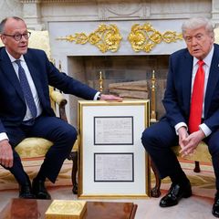Bundeskanzler Friedrich Merz zu Besuch bei US-Präsident Donald Trump