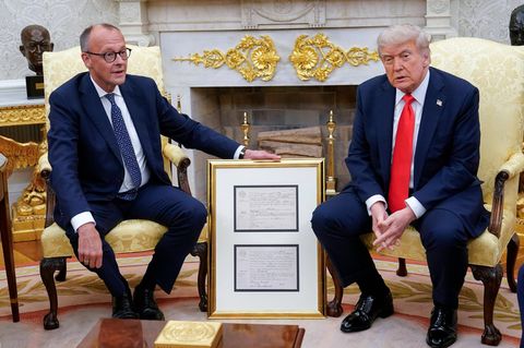 Bundeskanzler Friedrich Merz zu Besuch bei US-Präsident Donald Trump