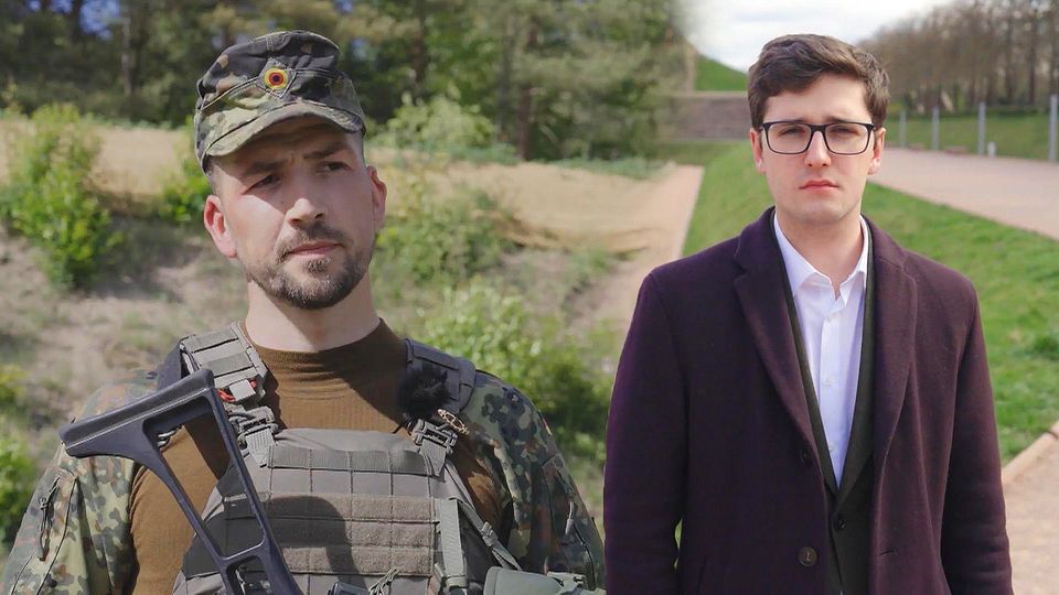 Kampf oder Kapitulation – zwei junge Männer über den Verteidigungfall