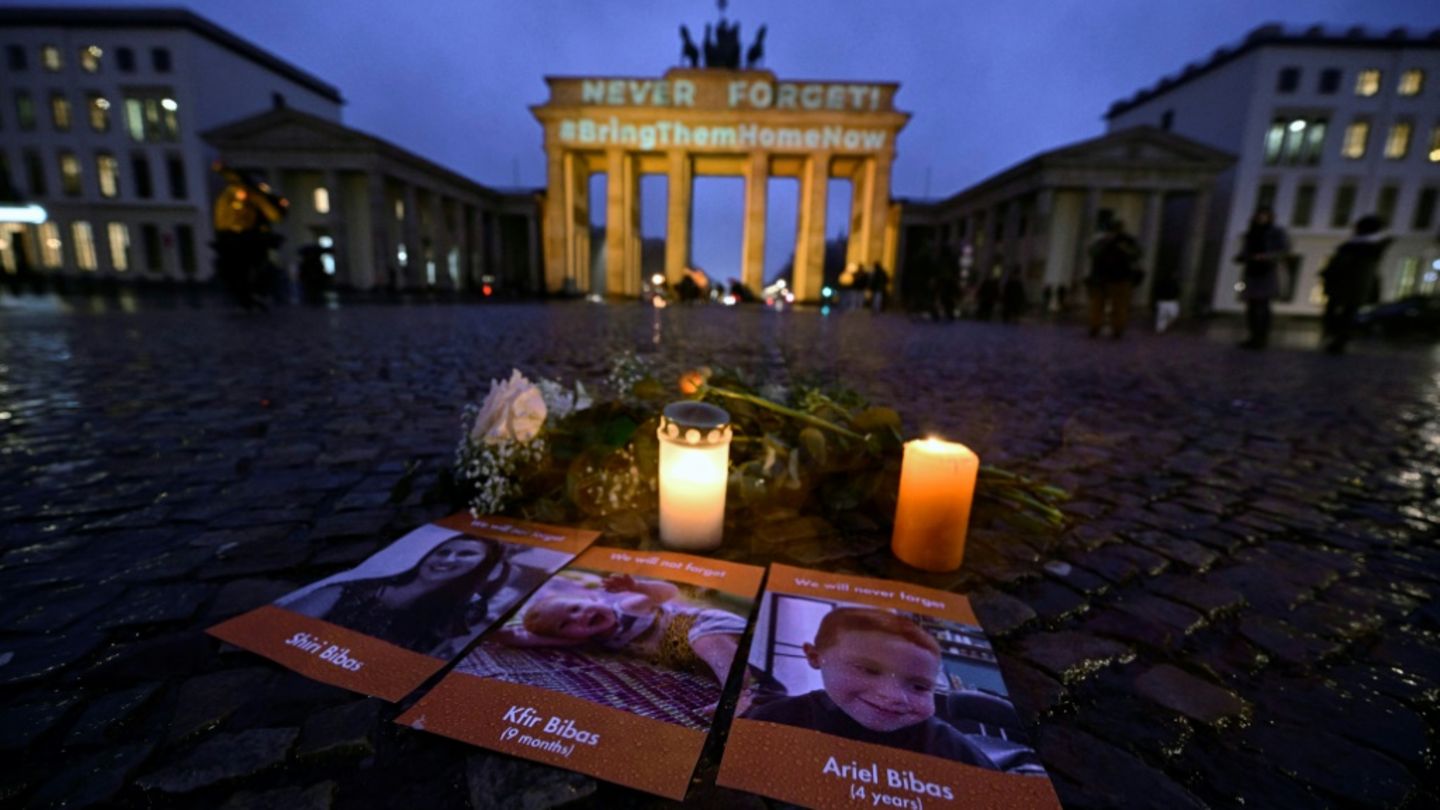 Gedenken an ermordete israelische Geiseln in Berlin