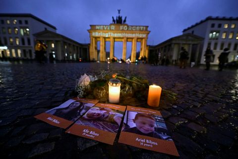 Gedenken an ermordete israelische Geiseln in Berlin
