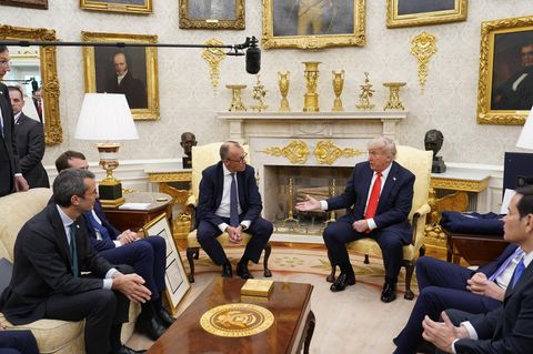 Friedrich Merz und Donald Trump im Weißen Haus