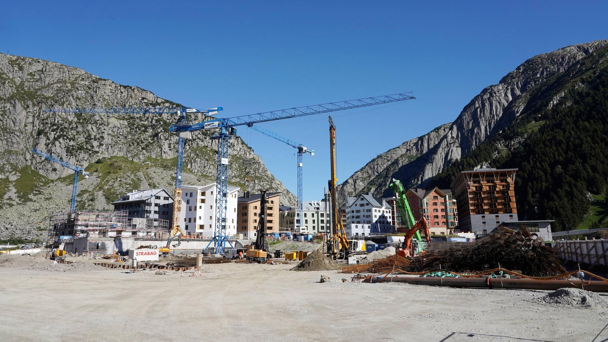Immobilien Andermatt Swiss Alps Baustelle Immobilien Andermatt Swiss Alps Baustelle