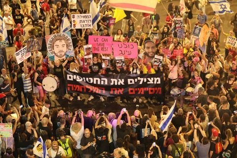 Kundgebung in Tel Aviv