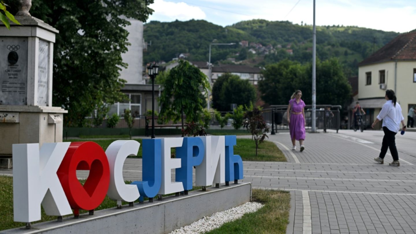 Kosjeric im Westen Serbiens am 3. Juni