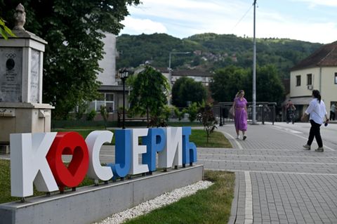 Kosjeric im Westen Serbiens am 3. Juni