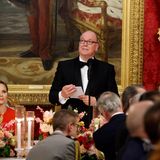 Fürst Albert hielt beim Staatsdinner eine Rede
