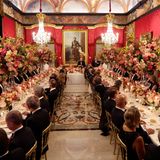 Zu dem opulenten Staatsdinner waren auch ausgewählte Gäste aus Politik und Gesellschaft
