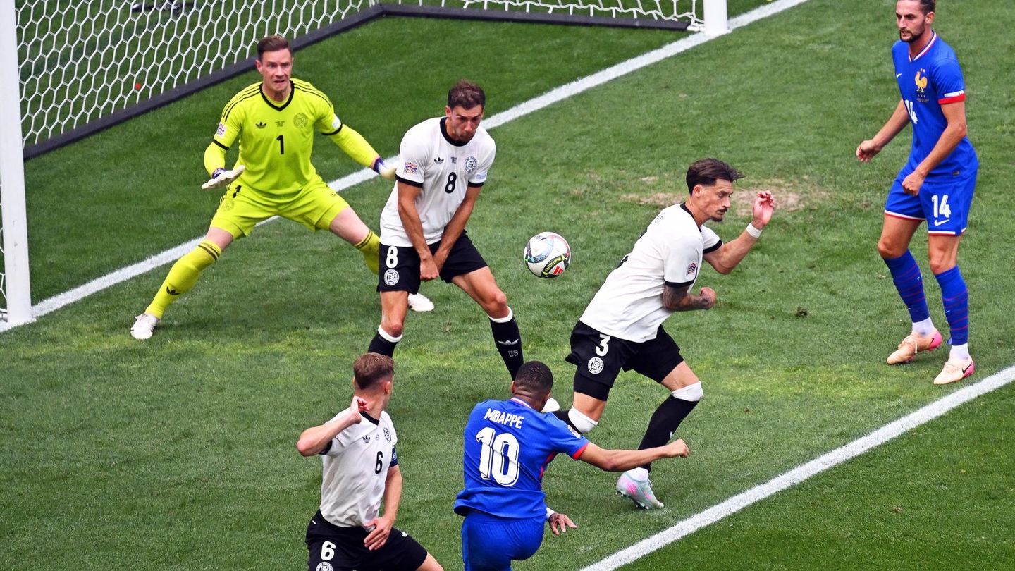 Nations League: Mbappé wackelt Kimmich aus und trifft kurz vor der Halbzeit zum 1:0