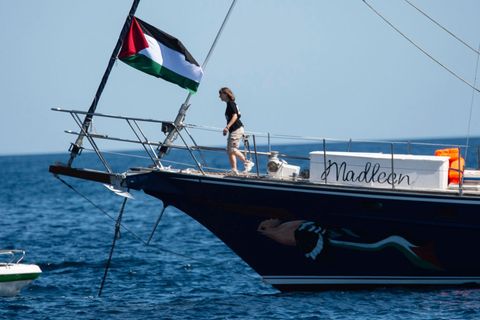 Greta Thunberg war ebenfalls an Bord der "Madleen". (Archivbild) Foto: Salvatore Cavalli/AP/dpa