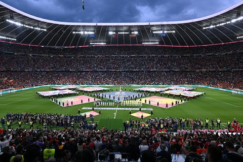 Das Münchner Stadion vor dem Nations League-Finale
