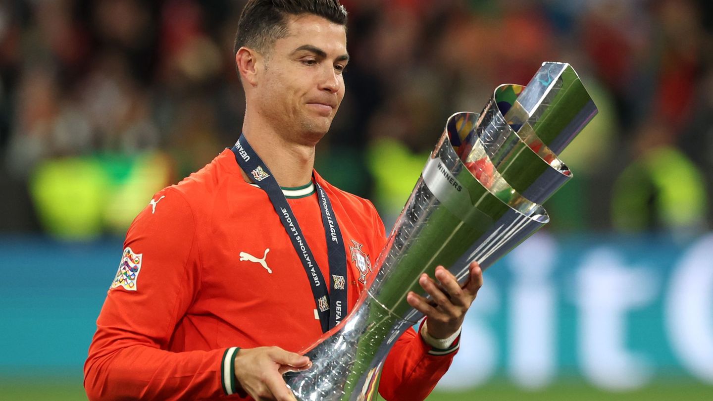 Third trophy with Portugal: title hunter Ronaldo: The old man shows it to everyone again
