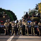 Beamte des Los Angeles County Sheriff's Department