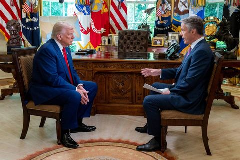 Terry Moran im Interview mit Donald Trump im Oval Office