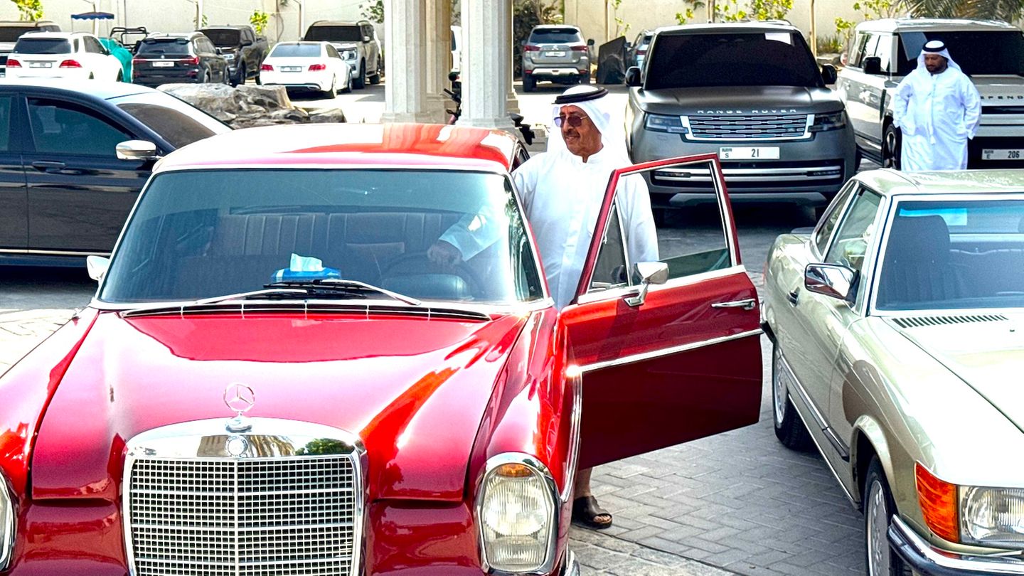 Autoszene von Dubai