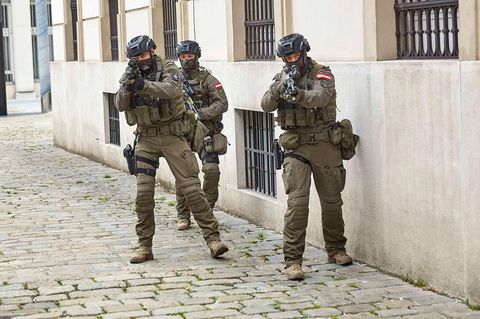 Beamte der EKO Cobra bei einem Einsatz in Wien 2020
