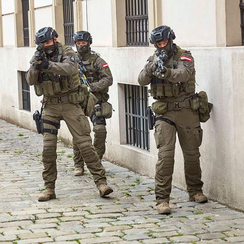 Beamte der EKO Cobra bei einem Einsatz in Wien 2020