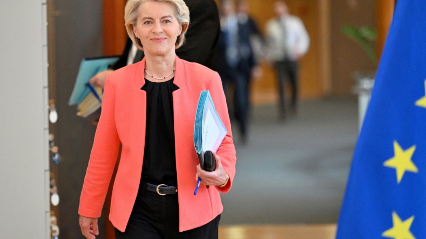 Von der Leyen Anfang Juni in Brüssel