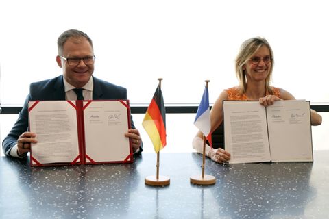 Carsten Schneider und Agnès Pannier-Runacher