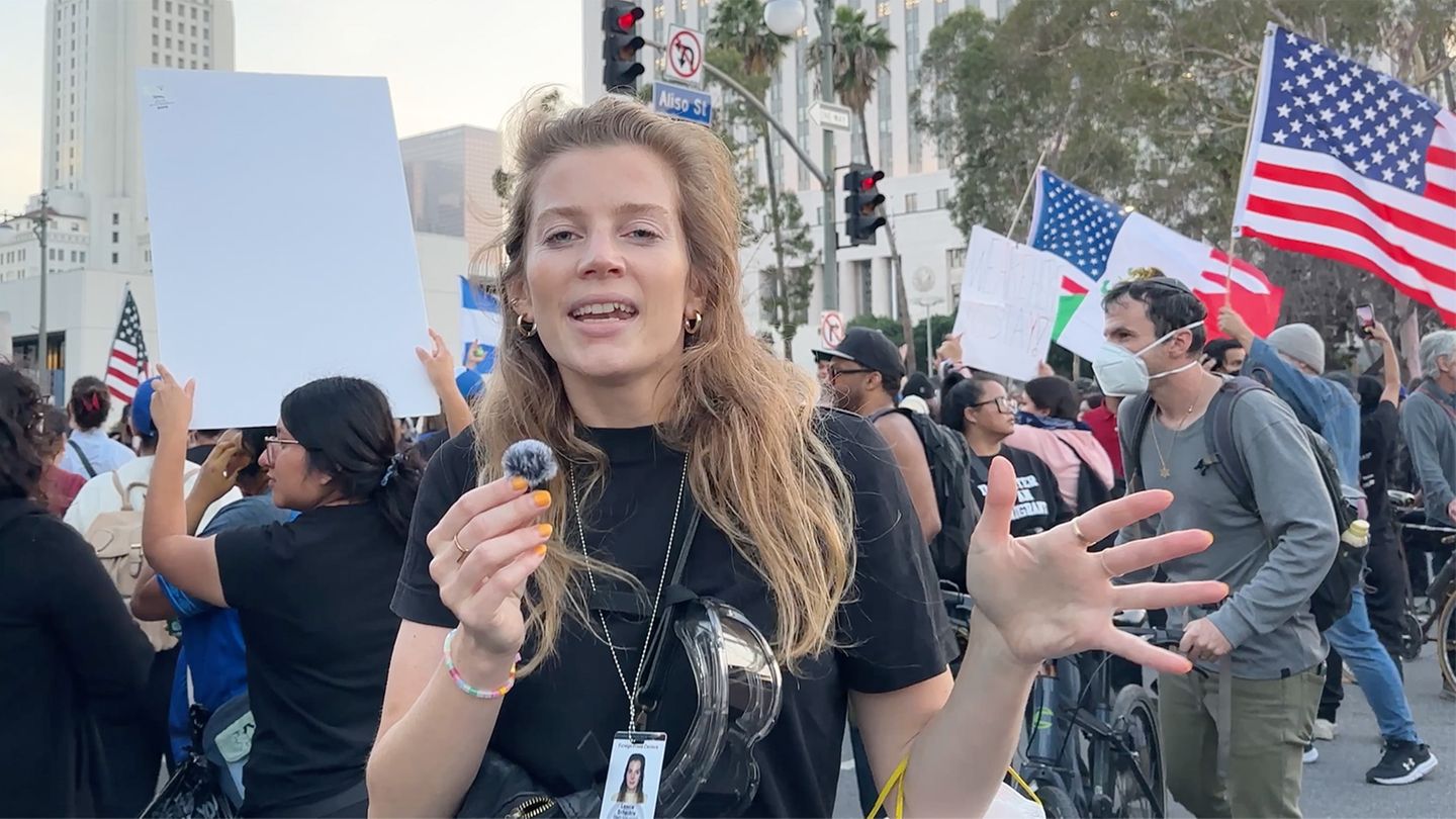 Reporter from Los Angeles: Trump’s perfect place for such demonstration