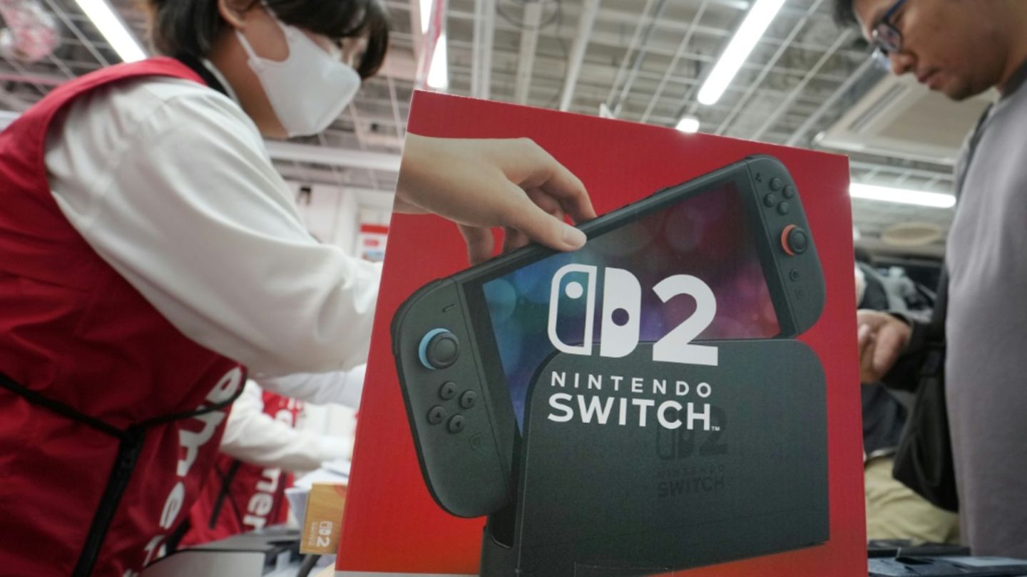 Verkauf einer Switch 2 in Tokio