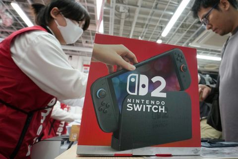 Verkauf einer Switch 2 in Tokio