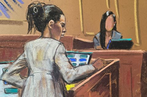 P. Diddys Ex-Freundin "Jane" wird von Anwältin Teny Geragos ins Kreuzverhör genommen