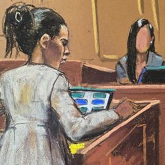 Diddys Ex-Freundin "Jane" wird von Anwältin Teny Geragos ins Kreuzverhör genommen