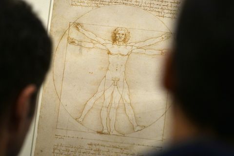 Der Vitruvianische Mensch von Leonardo Da Vinci