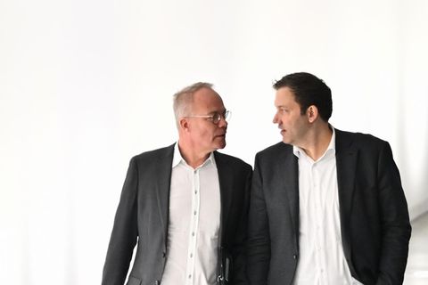 Manifest: SPD-Generalsekretär Matthias Miersch (links) und der Vorsitzende Lars Klingbeil