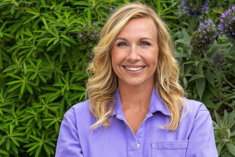 Andrea Kiewel startete im Juni 2000 in ihre "ZDF-Fernsehgarten"-Karriere.