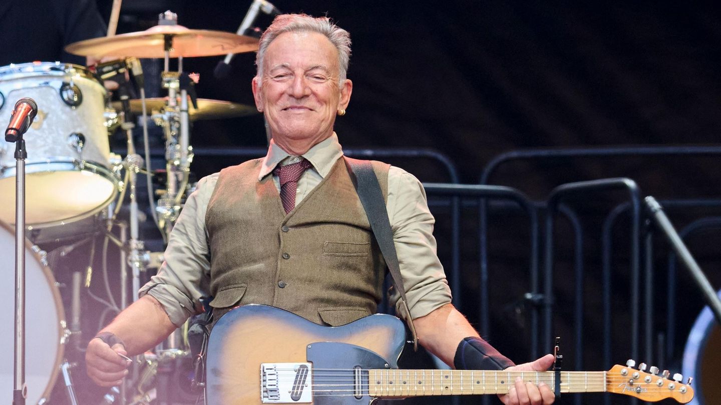 Bruce Springsteen am Mittwoch im Berliner Olympiastadion