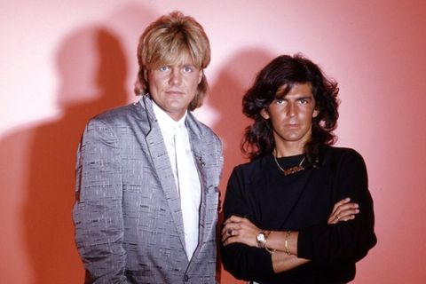Dieter Bohlen und Thomas Anders posieren als Duo