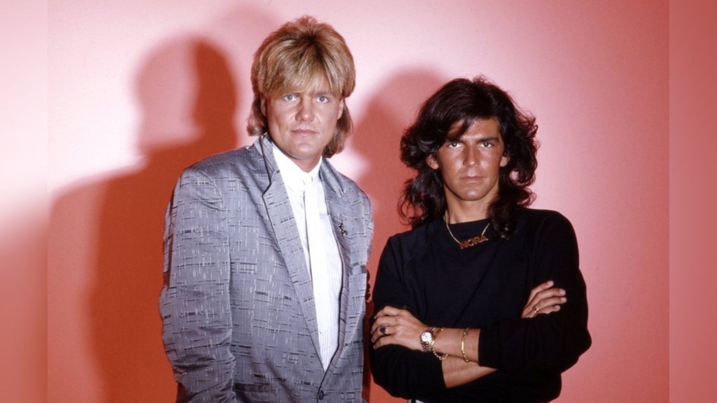 Dieter Bohlen und Thomas Anders posieren als Duo