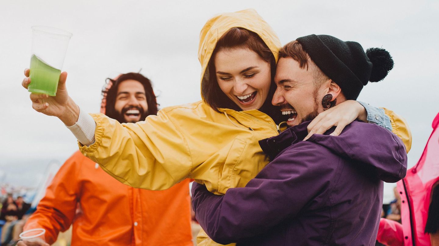 Festival outfits for bad weather: they keep these pieces dry