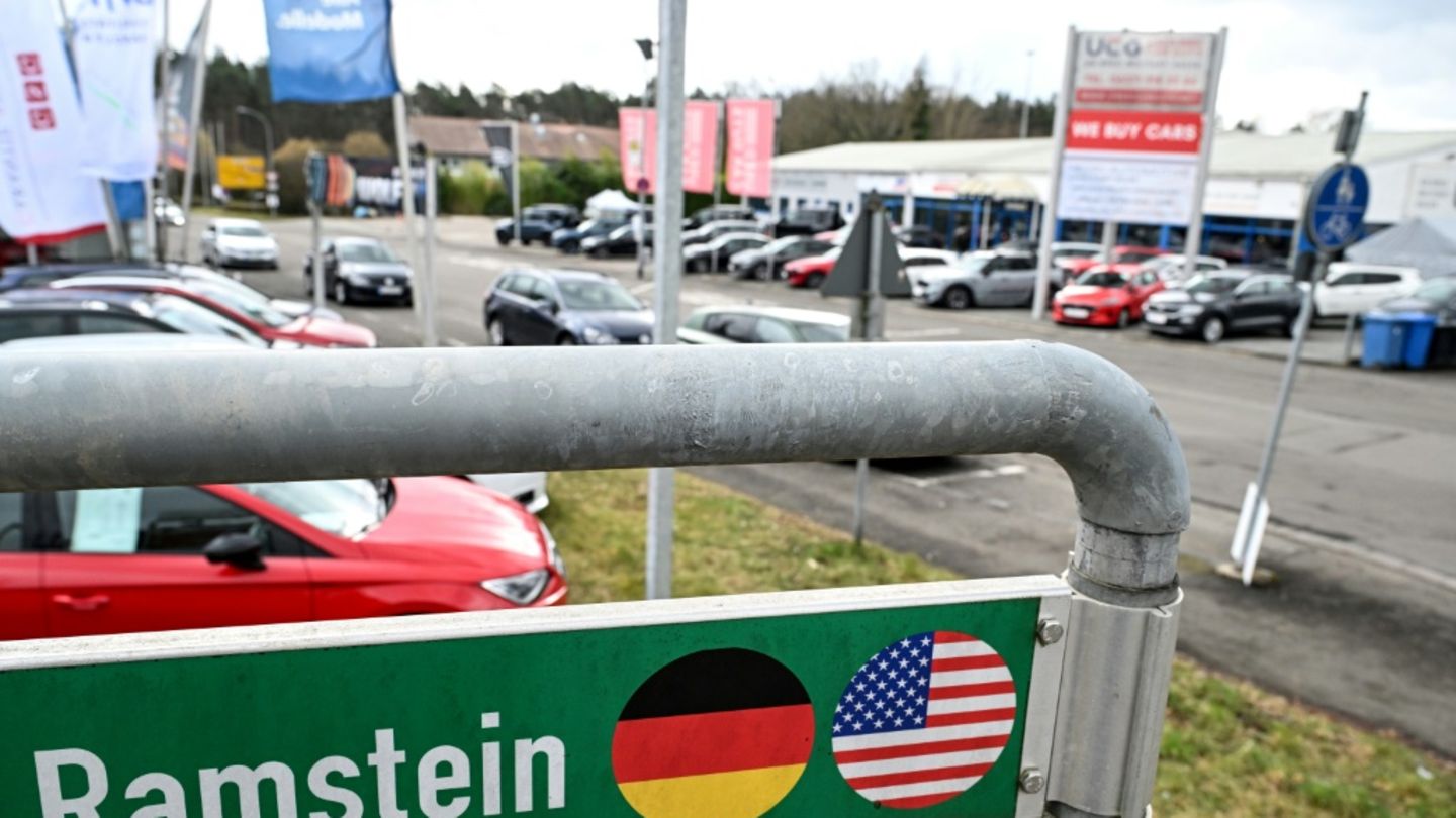 Schild in Ramstein