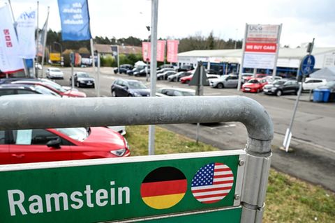 Schild in Ramstein