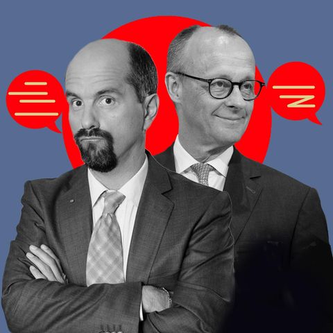 Stromberg und Merz in einer Montage