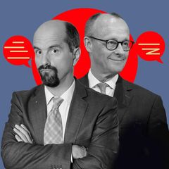 Stromberg und Merz in einer Montage